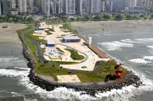 Kitnet Em Frente A Praia Сантус Екстер'єр фото
